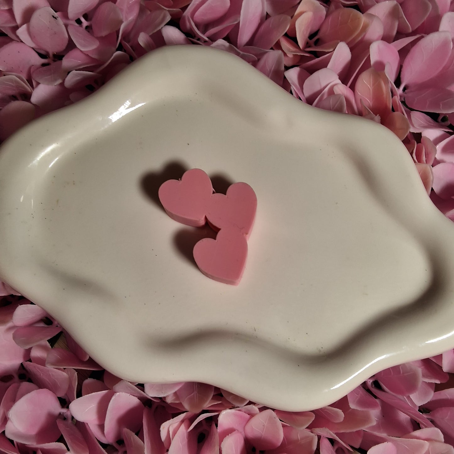 Triple heart straw topper