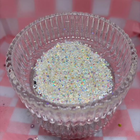 Clear 3mm rhinestones
